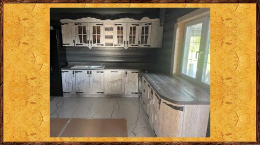 Кухни под старину. Замер, эскиз, изготовление, доставка и установка.