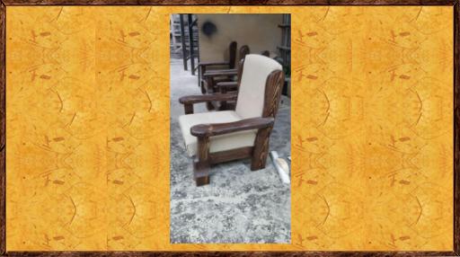 Кресло под старину из массива сосны под старину  Приус