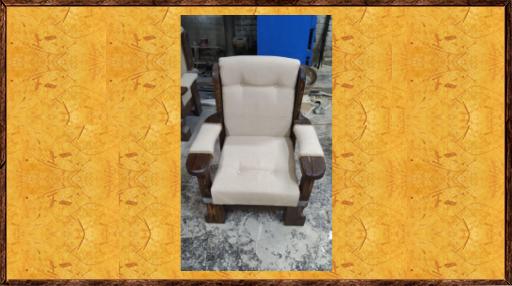 Кресло под старину из массива сосны под старину  Приус