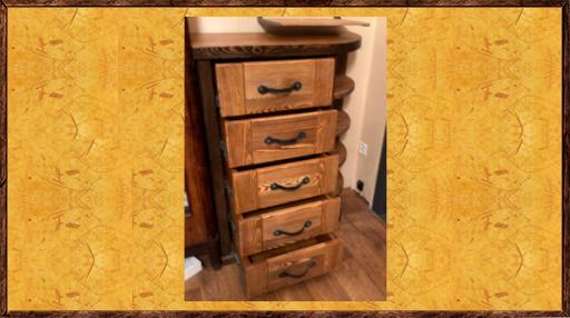 Комод под старину из массива сосны  Маргарита