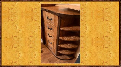 Комод под старину из массива сосны  Маргарита