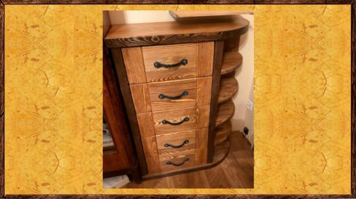 Комод под старину из массива сосны  Маргарита
