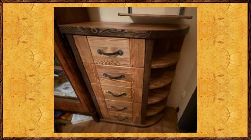 Комод под старину из массива сосны  Маргарита