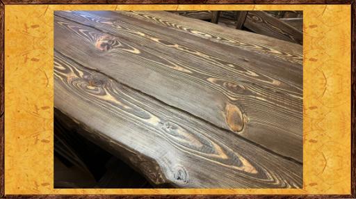 Стол под старину из массива сосны Людвиг