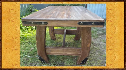 Стол под старину из массива Боярин