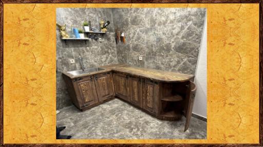 Кухня под старину из массива Олеся