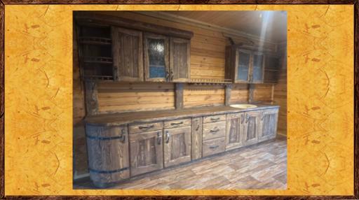 Кресло под старину из сосны Трактирная 