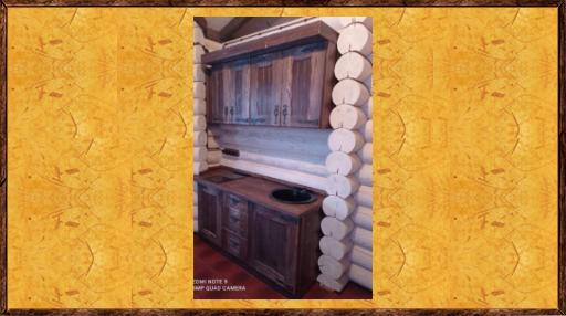 Кухня под старину из массива Мини