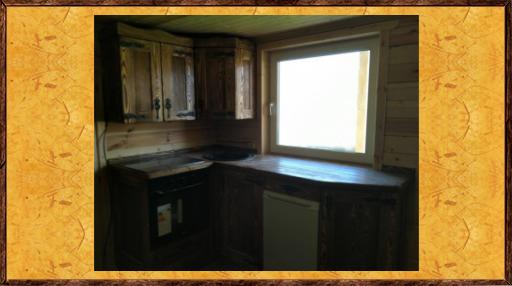 Кухня под старину из массива Хозяйская