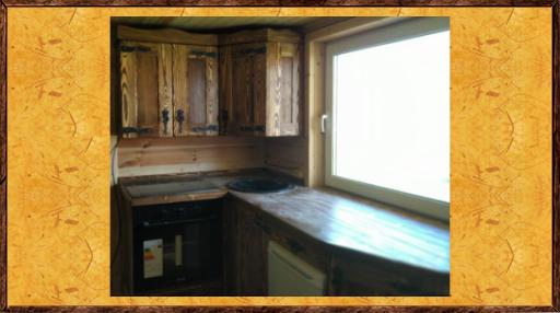 Кухня под старину из массива Хозяйская