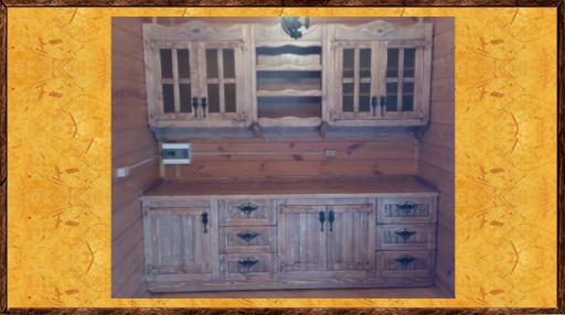 Кухня под старину из сосны Статная