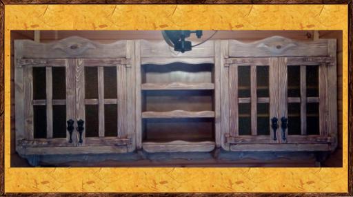 Кухня под старину из сосны Статная