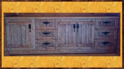 Кухня под старину из сосны Статная