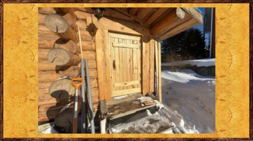 Дверь под старину  из дерева Ямская