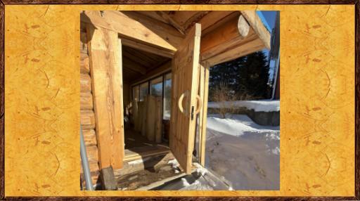 Дверь под старину  из дерева Ямская