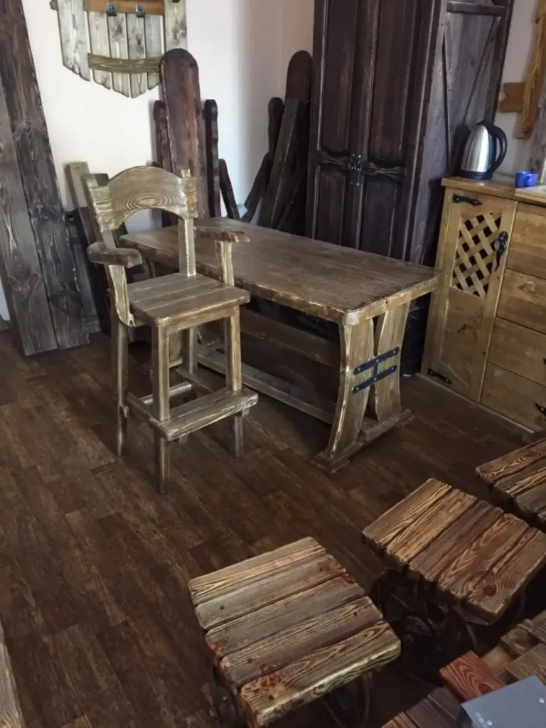 Барные стулья и столы