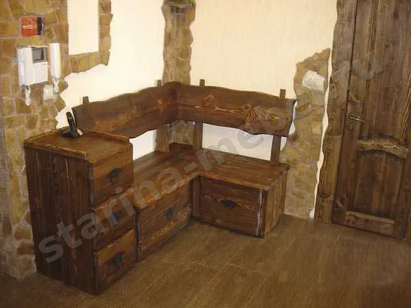 Уголок под старину для бани, фото 1