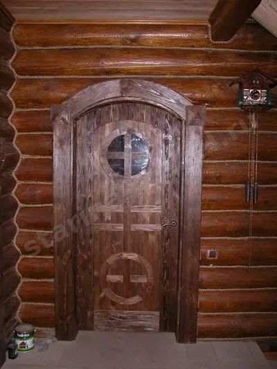 Двери под старину из массива Канонир, фото 1
