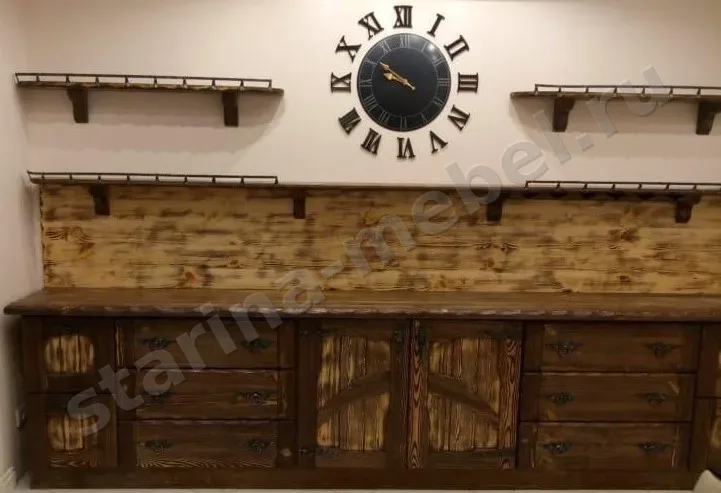 Кухня под старину Часики, фото 3