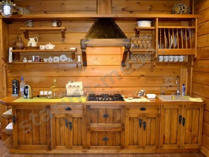 Кухня из дерева Алтын, фото 1