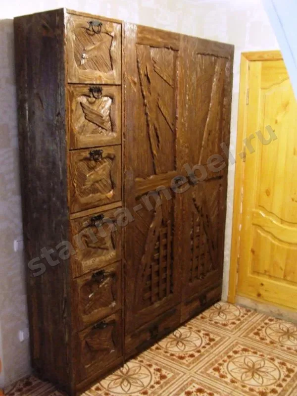 Шкаф под старину Большой, фото 1
