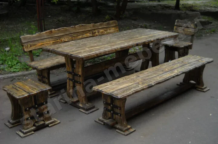 Стол под старину Рустик, фото 1