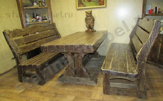 Стол под старину Мудрец, фото 2