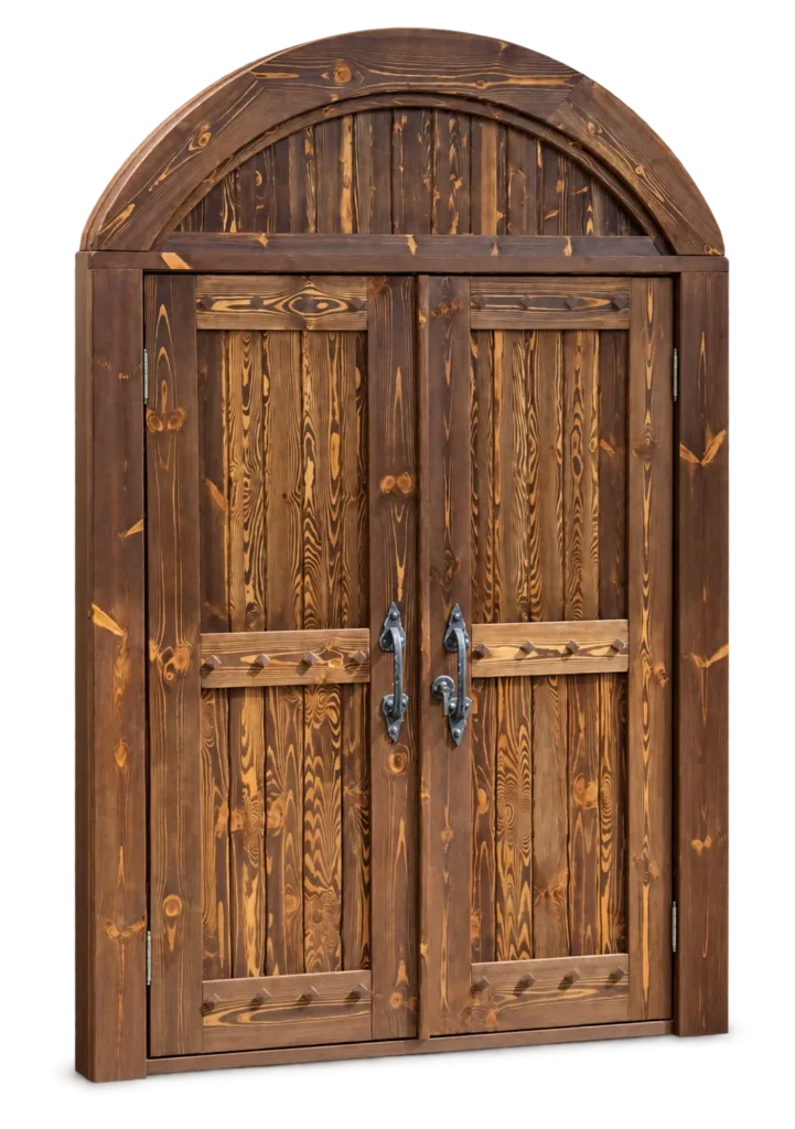 Двери с аркой