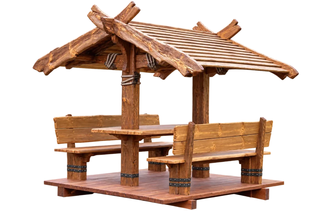 Беседки из массива сосны
